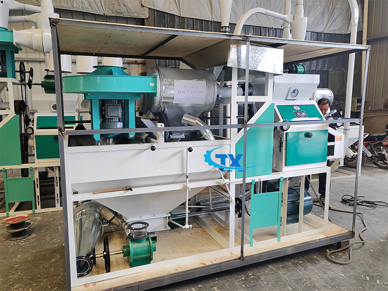 Wheat flour milling machine shipped to Ecuador